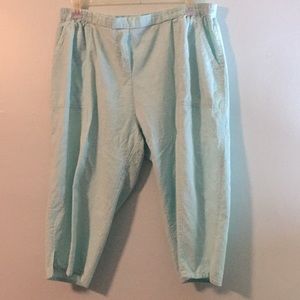 Cathy Daniels aqua capris 3X